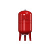Varem Druckausgleichsbehälter, Typ Maxivarem LS, Karbonstahl-Flansch, vertikal, 2 bar, rot, 1", 80 l 