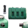 Regenwatertank, incl. drukpomp set, pe, 3000 liter, 263 x 88 x 165 cm, bovengronds 