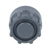 Rain eindkap met o-ring, pvc, 12 bar, binnendraad, 1" 