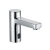 Kludi wastafelkraan, serie Zenta E, hendel, laag model, chroom, 3/8", met sensor 