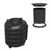 Regenwatertank incl. schacht, type Budget DSB1500, pe, 1500 l, 135 x 110 x 150 cm, ondergronds 