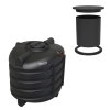Regenwatertank incl. schacht, type Budget DSB3300, pe, 3300 l, 202 x 161 x 137 cm, ondergronds 
