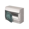 ABB installatiekast, leeg, opbouw, Mistral 65, transparante deur, IP65, 12 modulen 