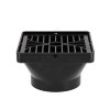 Pipelife hwa ontlastput, onderuitlaat, afvoer + deksel, 110 mm, zwart 