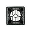 Pipelife hwa ontlastput, onderuitlaat, afvoer + deksel, 110 mm, zwart 