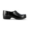 Sika 124 Traditional schoenklompen met pu zool, zwart, maat 39 