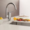 Grohe keukenmengkraan, serie Eurosmart, met hoge uitloop, chroom 