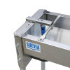 Suevia snelafvoer drinkbak, rvs, type 6719, l = 190 cm 
