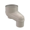 Ubbink spruitstuk, pp, wit, Ø 80/125 - 80/80 mm, l = 100 mm 
