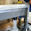 La Buvette drinkbak, rvs, type GV460, &frac34;", 200 liter, geschikt voor 8 koeien 