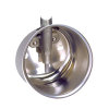 La Buvette drinkbak, rvs, type B10 Porcinox, ½", Ø 115 mm, voor het kraamhok