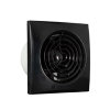Nedco ventilator, type Silencio 125T, met timer, zwart 