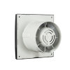 Nedco ventilator, type Silencio 125T, met timer, zwart 