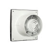 Nedco ventilator, type Silencio 125TH, met timer en vochtsensor, zwart