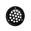 Nedco ventilatierooster, rvs 304, zwart, 52 mm 