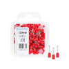Klemko adereindhuls, geïsoleerd, pp, rood, 1 mm², penlengte = 8 mm, 100 stuks 