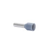 Klemko adereindhuls, geïsoleerd, DIN-kleur, pp, grijs, 4 mm², penlengte = 10 mm, verp. à 40 stuks 