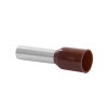Klemko adereindhuls, geïsoleerd, pp, bruin, 10 mm², penlengte = 12 mm, verpakking à 100 stuks 