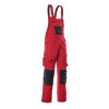 Mascot Augsburg Amerikaanse overall, rood/zwart, L82, maat 50 