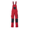 Mascot Augsburg Amerikaanse overall, rood/zwart, L82, maat 50 