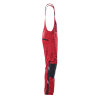 Mascot Augsburg Amerikaanse overall, rood/zwart, L82, maat 50 