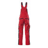 Mascot Augsburg Amerikaanse overall, rood/zwart, L82, maat 50 