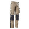 Mascot Mannheim werkbroek, licht khaki/zwart, L82, maat 56 