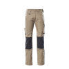 Mascot Mannheim werkbroek, licht khaki/zwart, L82, maat 56 