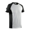 Mascot Potsdam T-shirt, korte mouwen, wit/donker antraciet, maat XL 