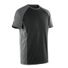 Mascot Potsdam T-shirt, korte mouwen, zwart/donker antraciet, maat XL 