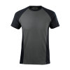 Mascot Potsdam T-shirt, korte mouwen, donker antraciet/zwart, maat L 
