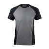 Mascot Potsdam T-shirt, korte mouwen, antraciet/zwart, maat XL 