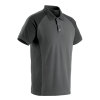 Mascot Bottrop poloshirt, korte mouwen, donker antraciet / zwart, maat XXL