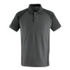 Mascot Bottrop poloshirt, korte mouwen, donker antraciet / zwart, maat XXL