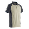 Mascot Bottrop poloshirt, korte mouwen, licht khaki/zwart, maat XL 