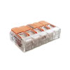 Wago verbindingsklem, compact, hersluitbaar, transp., type 221-415, 5x 0,2-4 mm², doos à 25 stuks 