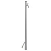 Aquapoint Wassersäule, Aluminium, rundes Modell, 1 Wasserhahn, h = 120 cm, weiß 