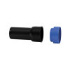Valsir Blackfire, HT Abfluss Anschlussmuffe mit Schutzdeckel, DN/OD = 32 mm, Deckel 46 mm 