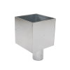 Hwa vergaarbak, zink, vierkant, type kubus, 80 mm 