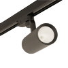 Adurolight® Premium Quality Line led railspot, Candy, zwart, 15 W, 3000 K, non flicker 