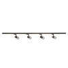 Adurolight® Premium Quality Line led railspot, Candy, zwart, 15 W, 3000 K, non flicker 
