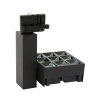 Adurolight® Premium Quality Line led railspot, Pluto, zwart, 20 W, 3000 K, non flicker 