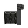 Adurolight® Premium Quality Line led railspot, Pluto, zwart, 20 W, 3000 K, non flicker 