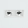 Adurolight® Premium Quality Line led inbouwspot, Wells, wit, 2x 20 W, 3000 K, non flicker 