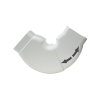 Canalit verstelbare platte bocht voor airco leidinggoot, pvc, wit, 65 x 50 mm 