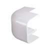 Canalit buitenbocht voor airco leidinggoot, pvc, wit, 65 x 50 mm 