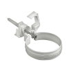 Dyka hwa beugel KPA, pvc, met onderblok en slagplug, wit, 80 mm 