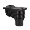 Dyka hwa afvoerput, pp, onderuitloop, verjongd spie, zwart, 75-110 mm 