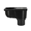 Dyka hwa afvoerput, pp, onderuitloop, verjongd spie, zwart, 75-110 mm 