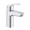 Grohe wastafelmengkraan, serie Eurosmart, hendel, laag model, chroom, 3/8", met ketting 